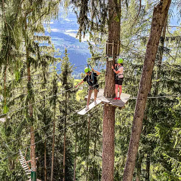 Hochseilgarten XP Park ©TVB Pitztal Severin Wegener